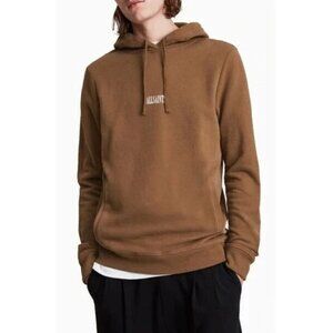 AllSaints Brown Hoodie Sweatshirt - size large